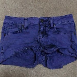 Purple and black wash shorts (never worn)